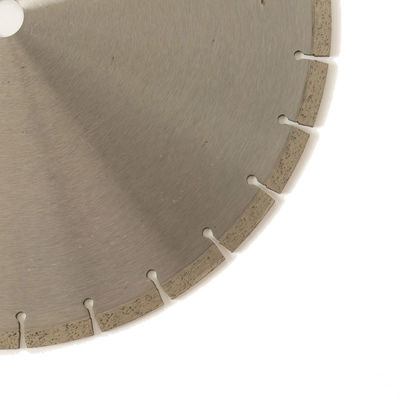 Máy ép lạnh chất lượng cao 16 inch 400 × 2.6 / 3.4 × 10 × 25.4mm × 28T Lưỡi kim cương được phân đoạn cho mục đích chung, đá