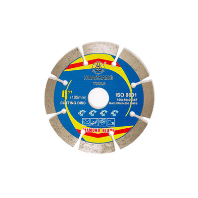 Máy ép nóng lưỡi kim cương bê tông 4,5 inch 105 × 1,2 / 1,8 × 10 × 20 × 8T chất lượng cao cho mục đích chung, đá và bê tông