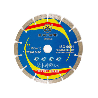 Bánh xe cắt bê tông 180 × 1,6 / 2,2 × 10 × 22,23 × 14T cho máy mài Lưỡi cắt gạch kim cương 180mm