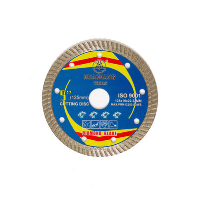 Máy ép nóng Chất lượng cao 5 inch '125 × 1.2 / 2.0 × 10 × 22.23mm Lưỡi kim cương bằng sứ Thân thép 65Mn với tuổi thọ cắt dài