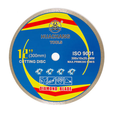 Ngói kim cương 10 &quot;12&quot; Lưỡi cưa sứ kim cương 300mmx25.4mm