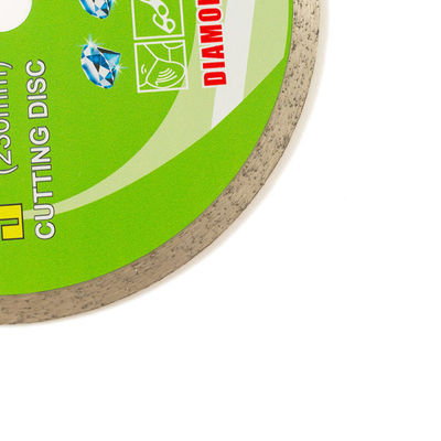 Máy ép nguội 9 inch 230 × 1.8 / 2.6 × 10 × 22.23mm Lưỡi kim cương vành liên tục cho gốm có tuổi thọ cao