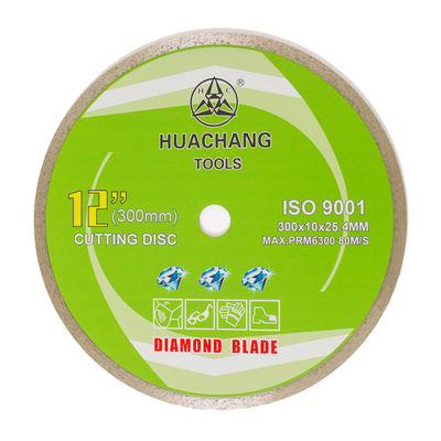 10 &quot;12&quot; Lưỡi kim cương viền liên tục 300mm Cắt gạch sứ