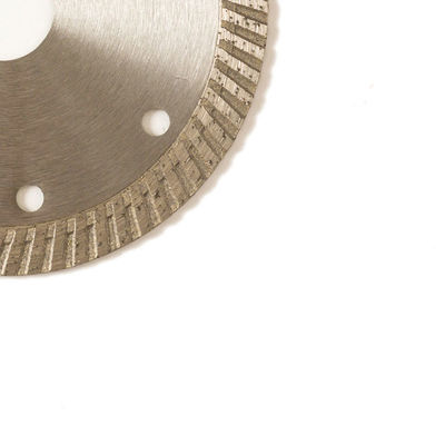 Máy ép nguội 4,5 inch '115 × 1,2 / 2,0 × 10 × 22,23mm Lưỡi dao kim cương Turbo cho mục đích chung, gốm sứ, đá cẩm thạch và bê tông