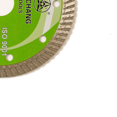 Máy ép nguội 5inch '125×1.2/2.0×10×22.23mm Lưỡi dao kim cương Turbo cho mục đích chung, gốm sứ, đá cẩm thạch và bê tông