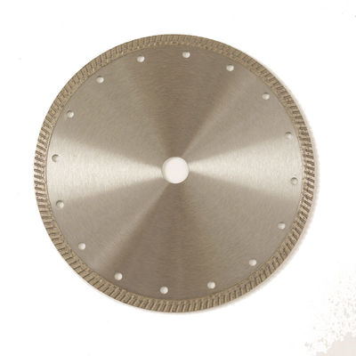 Máy ép nguội 7inch 180×1.6/2.6×10×22.23mm Lưỡi dao kim cương Turbo cho mục đích chung, gốm sứ, đá cẩm thạch và bê tông