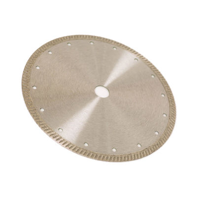 Máy ép nguội 7inch 180×1.6/2.6×10×22.23mm Lưỡi dao kim cương Turbo cho mục đích chung, gốm sứ, đá cẩm thạch và bê tông