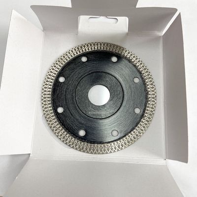 Máy ép nóng HUACHANG 5inch 125x0.8/1.2x10x22.23mm Lưỡi cưa kim cương hình tròn màu xanh cho mục đích chung, gốm sứ, gạch