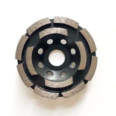 Máy mài bánh xe cốc kim cương 105mm 4 hàng đôi cho công cụ bê tông Huachang