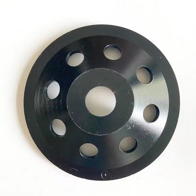 Máy mài bánh xe cốc kim cương 105mm 4 hàng đôi cho công cụ bê tông Huachang