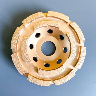 Máy mài bánh xe cốc kim cương 105mm 4 hàng đôi cho công cụ bê tông Huachang