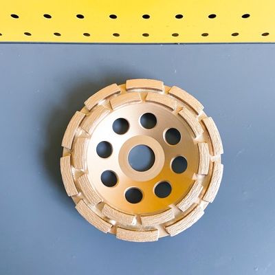 115mm 4-1 / 2 In. Bánh xe cúp kim cương đôi hàng cho cúp kim cương đôi bằng đá