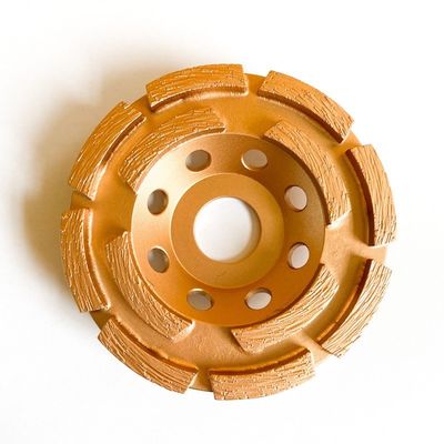 115mm 4-1 / 2 In. Bánh xe cúp kim cương đôi hàng cho cúp kim cương đôi bằng đá
