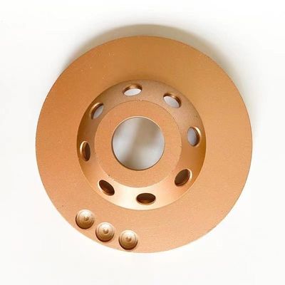 7 In. Bánh xe mài cốc kim cương một hàng đôi 180mm Dụng cụ kim cương Huachang