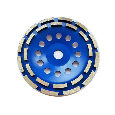7 In. Bánh xe mài cốc kim cương một hàng đôi 180mm Dụng cụ kim cương Huachang