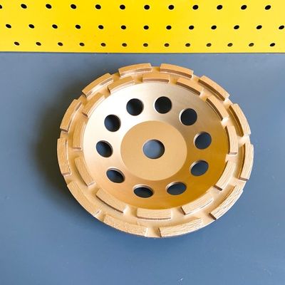 Bánh xe cốc kim cương 230mm 9 inch Bánh xe cốc đôi cho vật liệu xây dựng bằng đá cứng