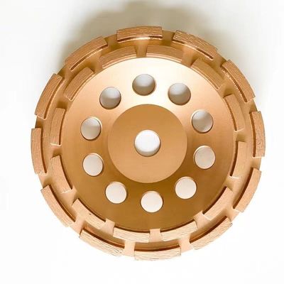 Bánh xe cốc kim cương 230mm 9 inch Bánh xe cốc đôi cho vật liệu xây dựng bằng đá cứng