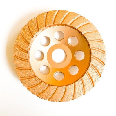 Công cụ HuaChang 5 inch 125 × 4,5 × 20 × 22,23mm Kim cương liên tục Turbo mài cốc bánh xe cho bê tông, đá