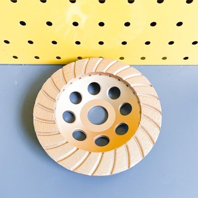 Công cụ HuaChang 6 inch thiêu kết 150mm Kim cương liên tục Turbo mài cốc bánh xe cho bê tông, đá, vật liệu xây dựng