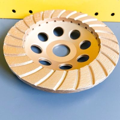 Công cụ HuaChang 6 inch thiêu kết 150mm Kim cương liên tục Turbo mài cốc bánh xe cho bê tông, đá, vật liệu xây dựng