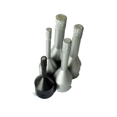 Mũi khoan lõi kim cương khô 14 × 10 × 60 × M14 với chất lượng cao cho sứ Ganite Ngói gốm thủy tinh Mũi khoan đá cẩm thạch