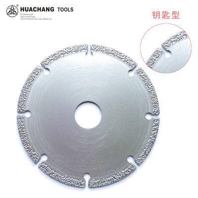 Chất lượng cao 4 inch '105 × 1.0 / 1.5 × 5 × 20 × 8T Đĩa mài kim cương hàn chân không cho đá cẩm thạch nhựa gốm