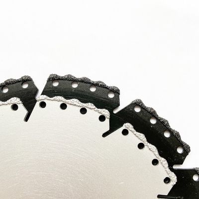 Nhìn đẹp 5inch 125×1.4/2.4×6×9T×22.23 Đĩa mài kim cương hàn chân không cho đá cẩm thạch nhựa gốm sứ