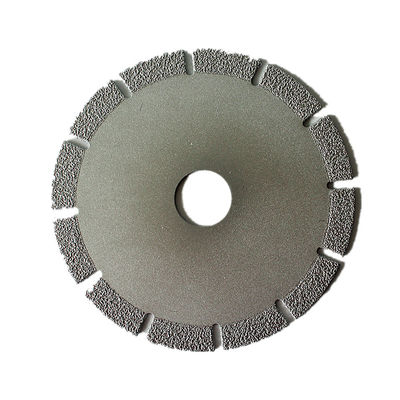 Nhìn đẹp 9inch 230 × 1.8 / 2.7 × 6 × 17T × 22.23 Đĩa cắt mài kim cương hàn chân không cho đá cẩm thạch nhựa gốm