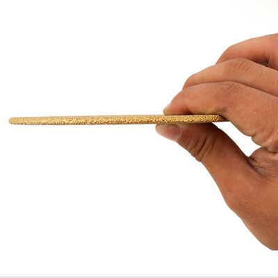 Lưỡi cưa kim cương hàn chân không 150 × 1,6 × 10 × 22,23mm để cắt Gang đúc bằng đá cẩm thạch Kim loại thép không gỉ khi cháy khẩn cấp