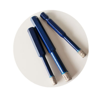 Mũi khoan lõi kim cương khô 10 * 65 * 10 mm cho gạch Ganite Sứ bằng đá cẩm thạch với chất lượng cao Tuổi thọ cao