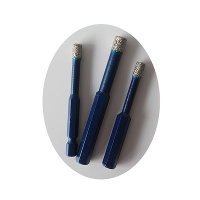 Mũi khoan lõi kim cương khô 10 * 65 * 10 mm cho gạch Ganite Sứ bằng đá cẩm thạch với chất lượng cao Tuổi thọ cao