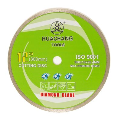 Lưỡi cưa kim cương ép nguội để cắt đá 16inch '400×2.6/3.4×10×25.4mm Kim cương vành liên tục Bla