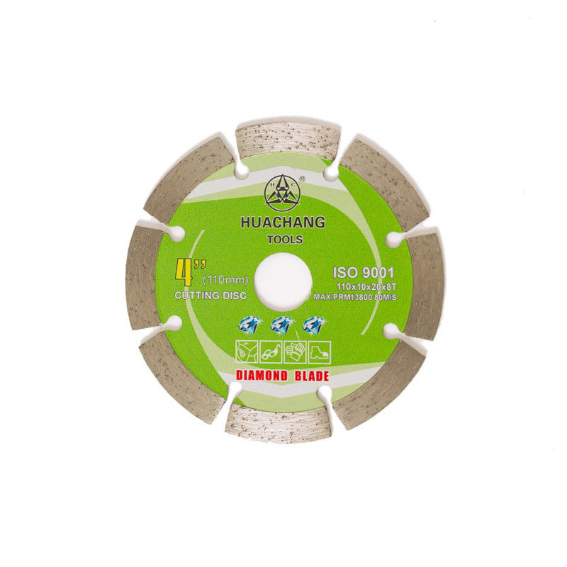 Máy ép lạnh 4,3 inch 110 × 1,2 / 1,8 × 10 × 20 × 8T Lưỡi kim cương phân đoạn chất lượng cao cho mục đích chung với tuổi thọ cao