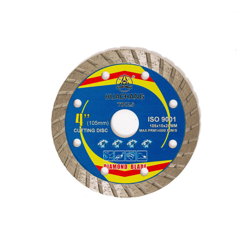 4inch 105 × 1.2 / 2.0 × 10 × 20 mm Lưỡi dao kim cương bằng sứ ép nóng chất lượng cao với tuổi thọ cắt dài