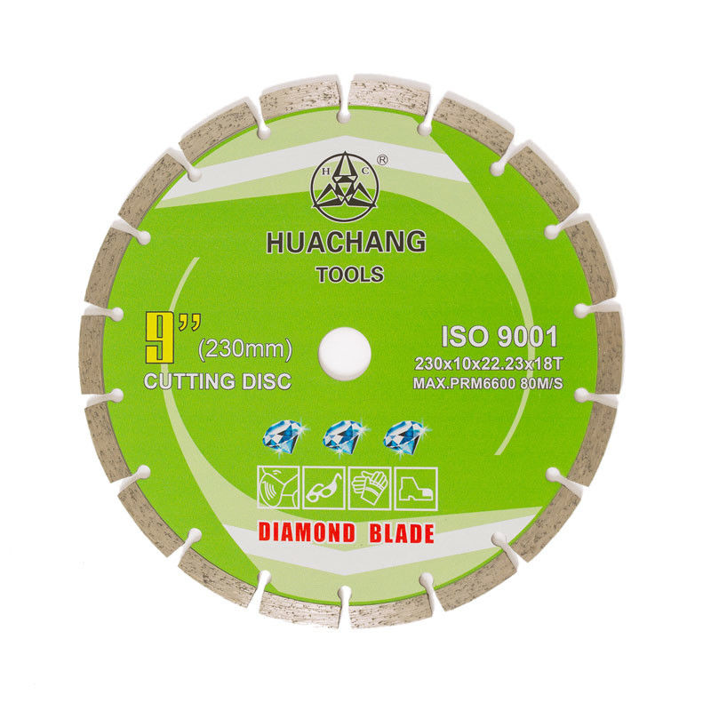 230x22,23mm 9 &quot;X 7/8&quot; Lưỡi cắt kim cương phân đoạn 9 &quot;X 7/8&quot; Đĩa cắt sứ 230mm