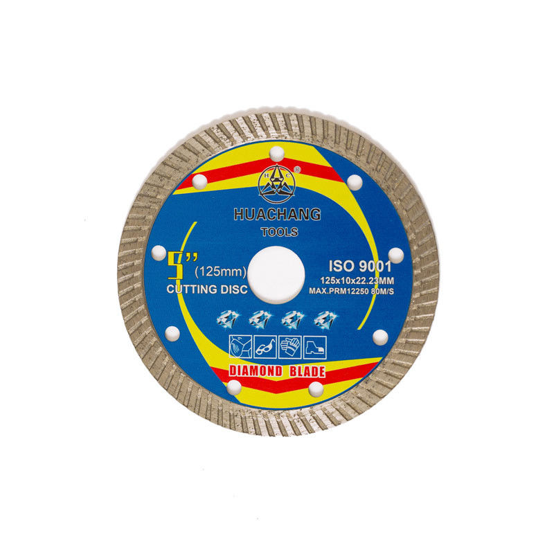 Máy ép nóng Chất lượng cao 5 inch '125 × 1.2 / 2.0 × 10 × 22.23mm Lưỡi kim cương bằng sứ Thân thép 65Mn với tuổi thọ cắt dài