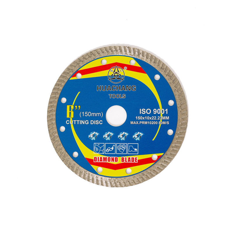 Máy ép nóng Chất lượng cao 6inch '150×1.4/2.4×10×22.23mm Lưỡi dao kim cương bằng sứ Thân thép 65Mn với tuổi thọ cắt dài