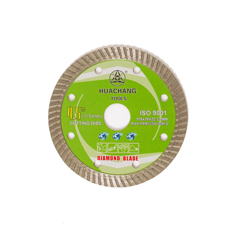 4,5 inch 115mmx22,2mm Mục đích chung Lưỡi dao kim cương Wave Turbo Rim cho các đường cắt nhẵn
