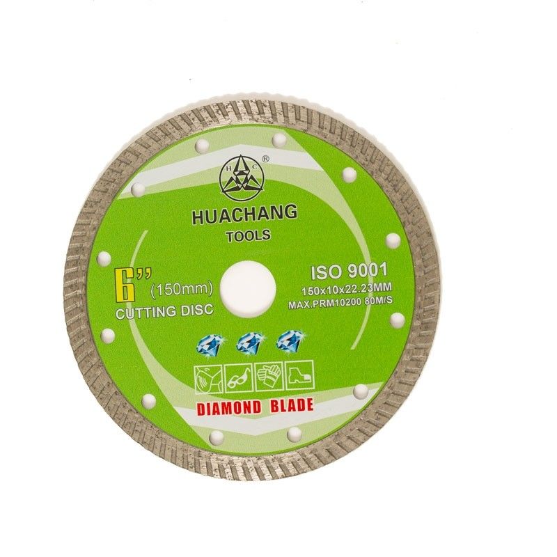 Lưỡi kim cương 6 inch 7 &quot;Turbo để cắt Ngói sứ Granite 150x22,23mm