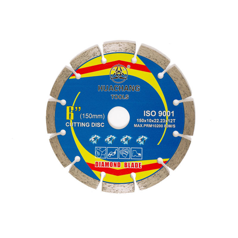 Máy ép nóng 6 inch 150 × 1.4 / 2.0 × 10 × 22.23 × 12T Lưỡi cưa bê tông kim cương Lưỡi bê tông kim cương cho máy mài