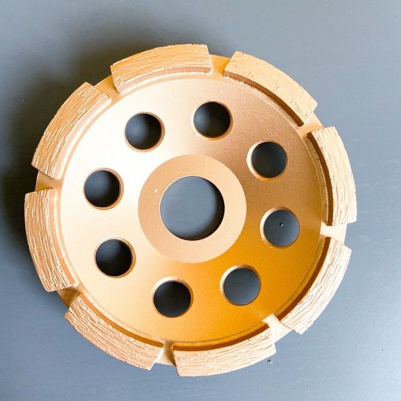 5inch Laser hàn 125 × 10T (30 × 5 × 7.2) × 22.23mm Bánh xe cốc kim cương một hàng cho bê tông, đá, vật liệu xây dựng cứng