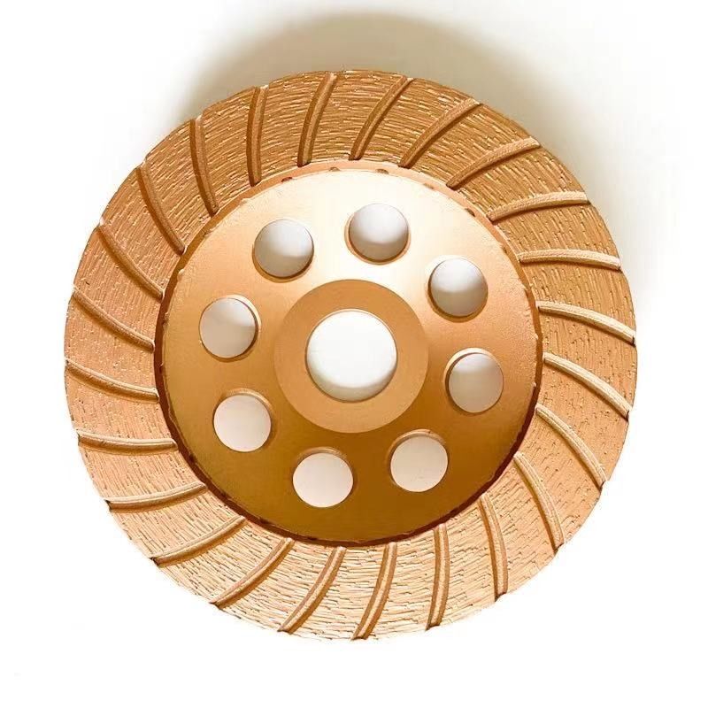 Chất lượng cao 7inch 180 × 4,5 × 20 × 22,23mm Bánh xe cốc mài Turbo liên tục cho bê tông, đá