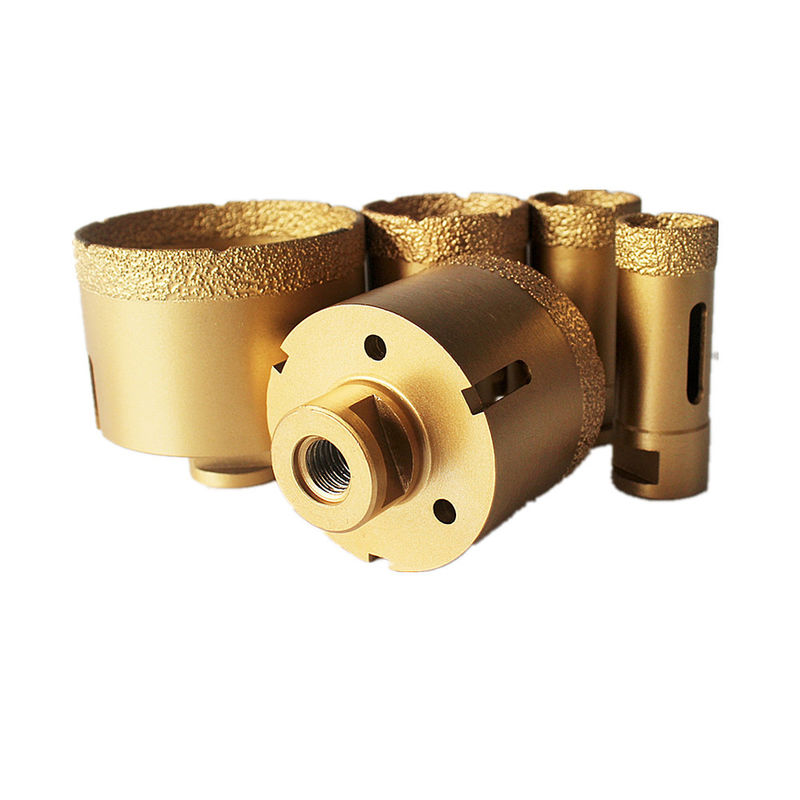 Mũi khoan lõi kim cương khô 30 × 12 × 60 × M14 cho gạch sứ Ganite Mũi khoan bằng đá cẩm thạch với chất lượng cao Tuổi thọ cao