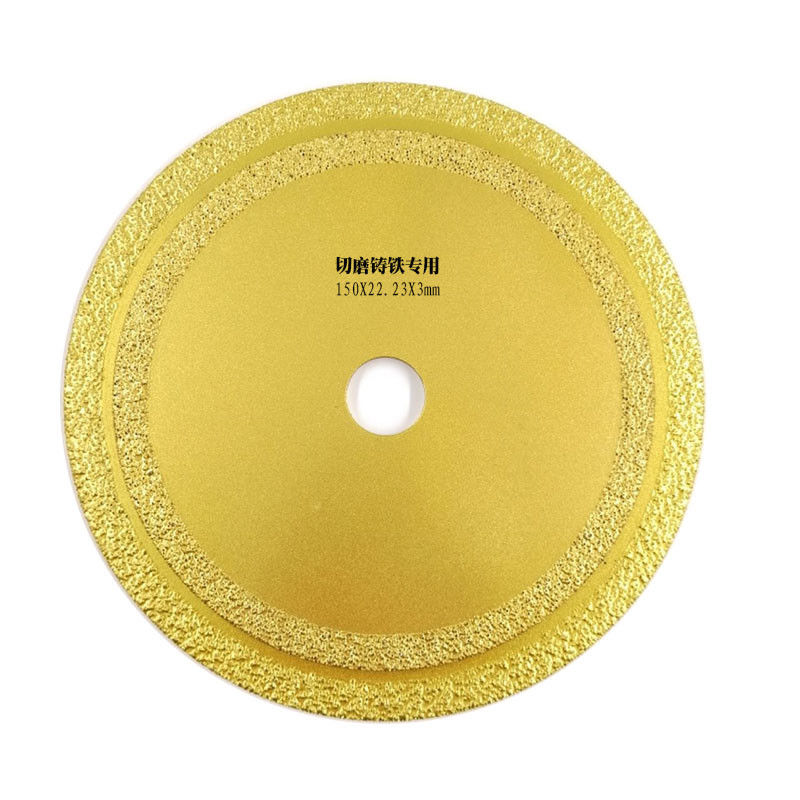 150x22,23mm Lưỡi kim cương 6 inch cho máy mài Đĩa cắt kim cương 150mm Phanh chân không