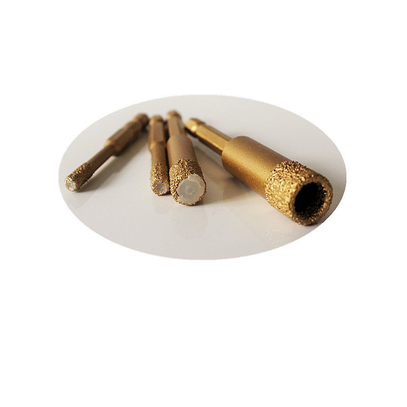 Mũi khoan lõi kim cương khô 8 * 65 * 10 mm cho gạch sứ Ganite Mũi khoan bằng đá cẩm thạch với chất lượng cao Tuổi thọ cao